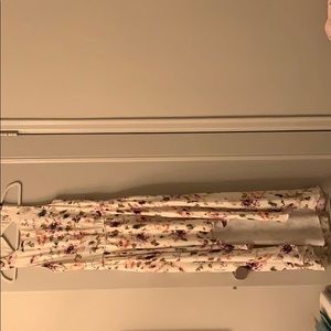 Haute Hippie floral hi low dress